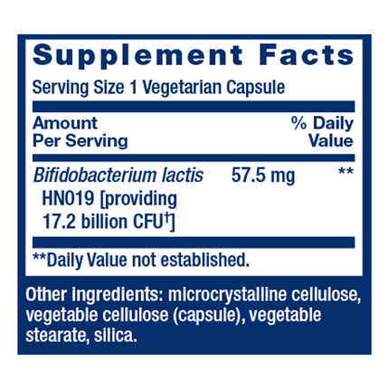 Life Extension FLORASSIST Daily Bowel Regularity 30 caps Supplement Facts