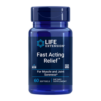Life Extension Fast Acting Relief 60 softgels