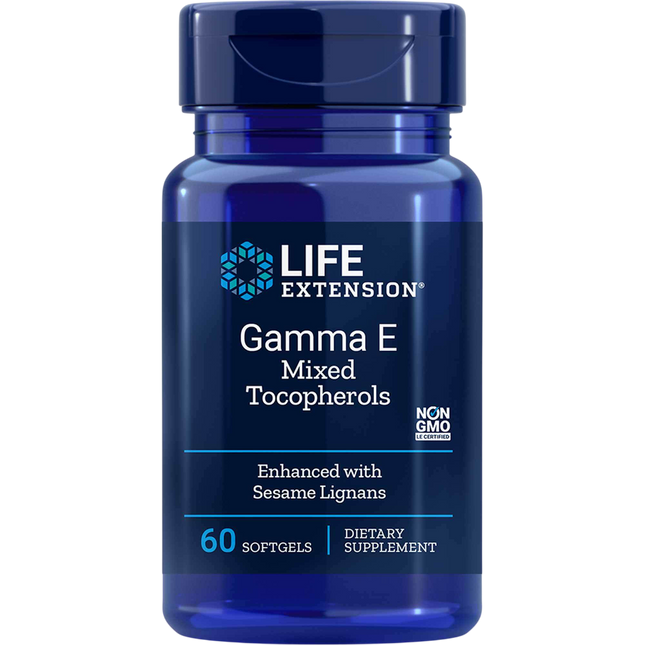 Life Extension Gamma E Tocopherol w/Sesame Lignans 60 softgels