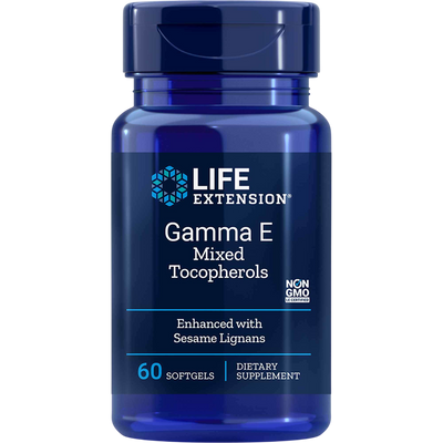 Life Extension Gamma E Tocopherol w/Sesame Lignans 60 softgels
