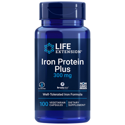 Life Extension Iron Protein Plus 300 mg 100 caps