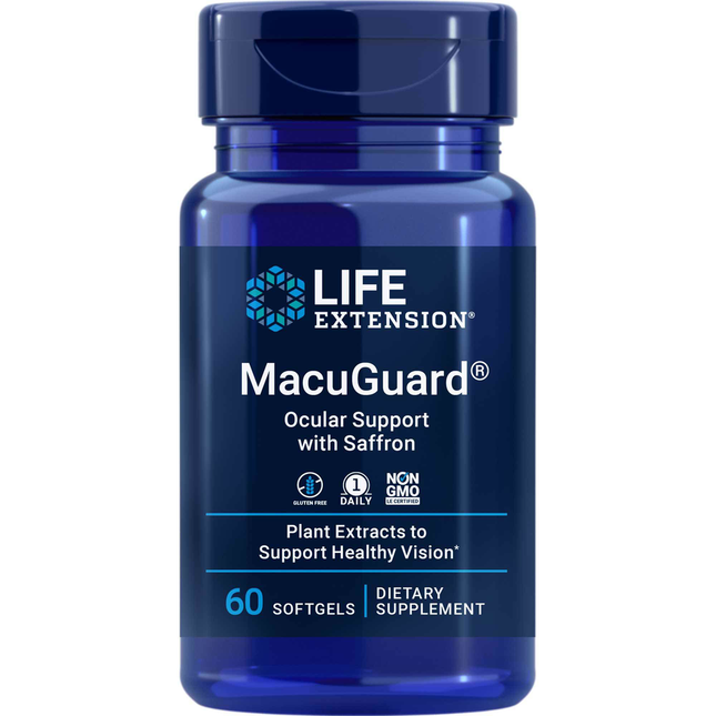 Life Extension MacuGuard Ocular Support 60 softgels
