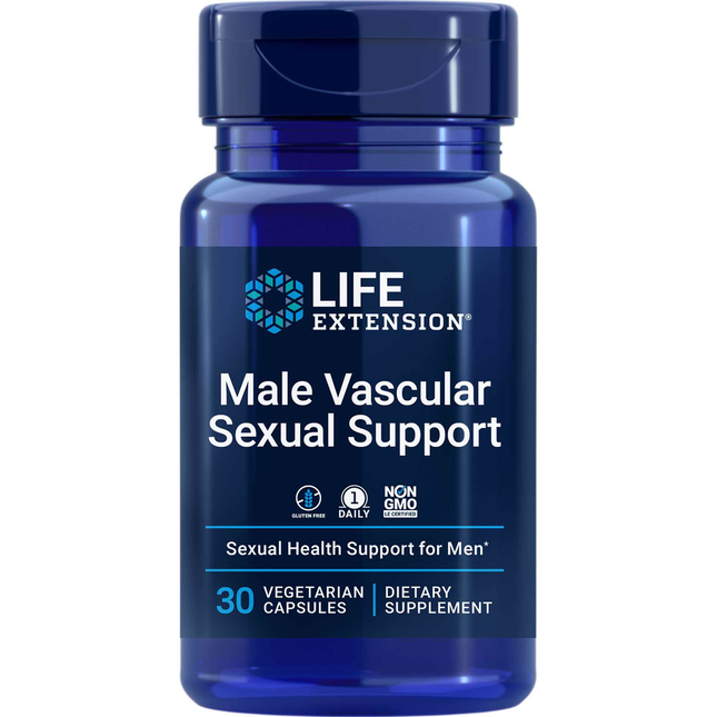 Life Extension Male Vascular Sexual Support 30 vegcaps