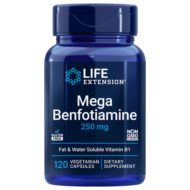 Life Extension Mega Benefotiamine 250mg 120 vcaps