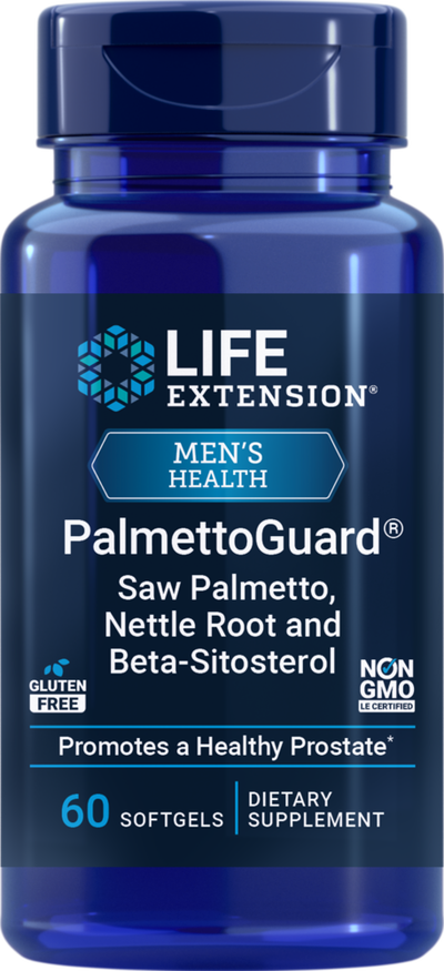 Life Extension Men's Health Palmettoguard SA Palmetto/Nettle Root/Beta Sitosterol 60 softgels