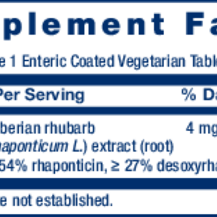 Life Extension Menopause731 30 tablets Supplement Facts