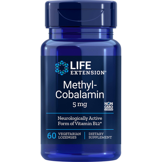 Life Extension Methylcobalamin 5mg 60 lozenges