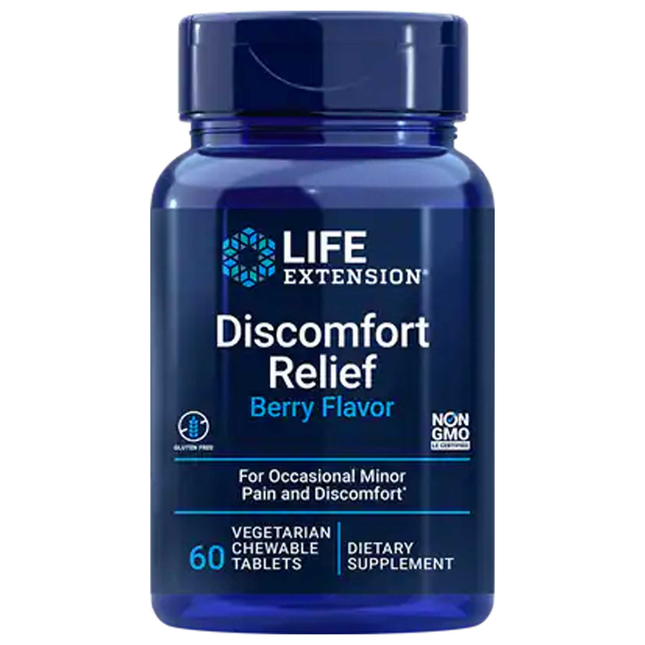 Life Extension PEA Discomfort Relief 60 chew tabs