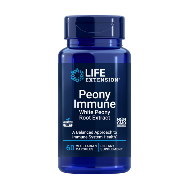 Life Extension Peony Immune 600 mg 60 vegcaps