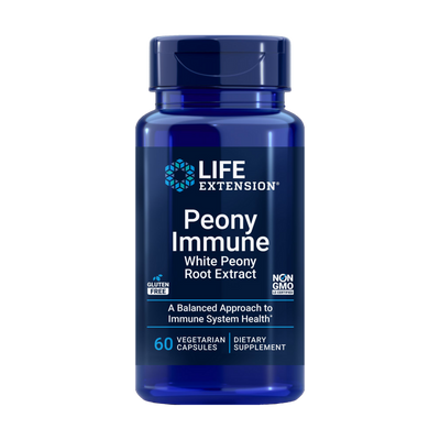 Life Extension Peony Immune 600 mg 60 vegcaps