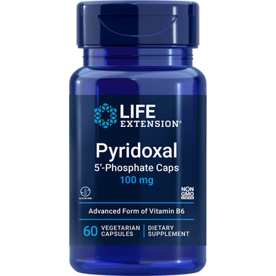 Life Extension Pyridoxal-5-Phosphate 100 mg 60 vegcaps