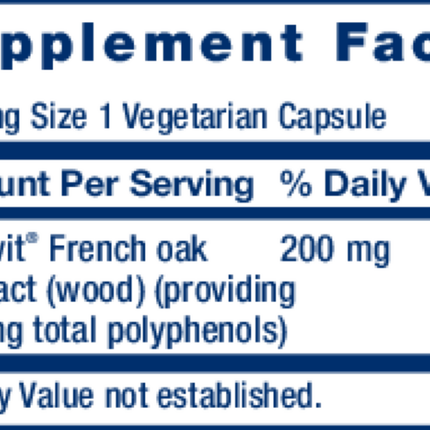 Life Extension RiboGen 30 vegcaps Supplement Facts