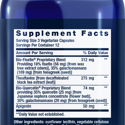 Life Extension Senolytic Activator 36 caps Supplement Facts