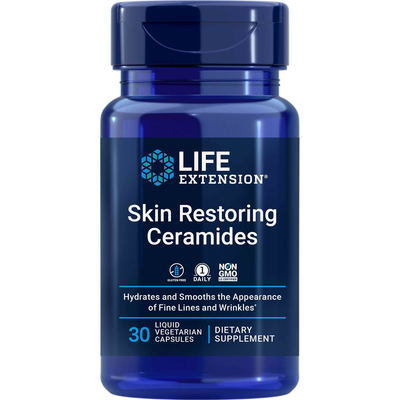Life Extension Skin Restoring Ceramides 30 vcaps