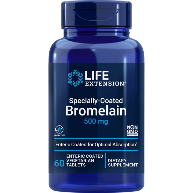 Life Extension Specially Coated Bromelain 60 tabs