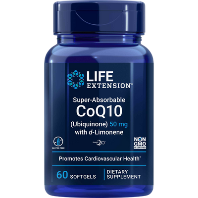 Life Extension Super-Absorbable CoQ10 50mg 60 softgels