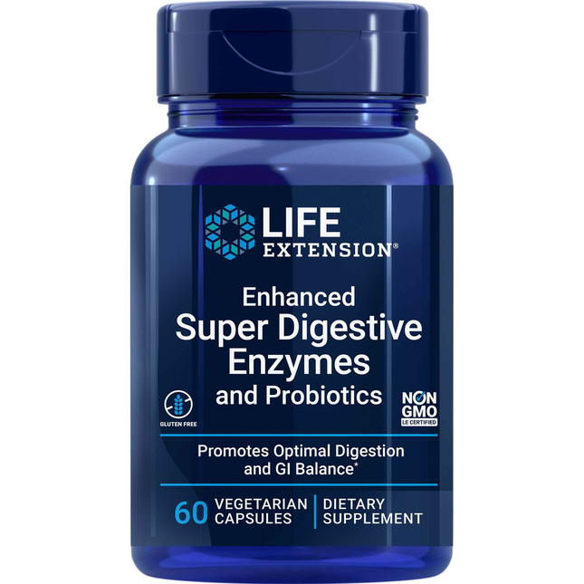 Life Extension Super Digestive Enzymes w/Pro 60 caps