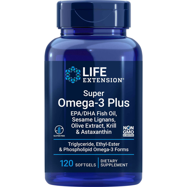 Life Extension Super Omega with Krill 120 gels