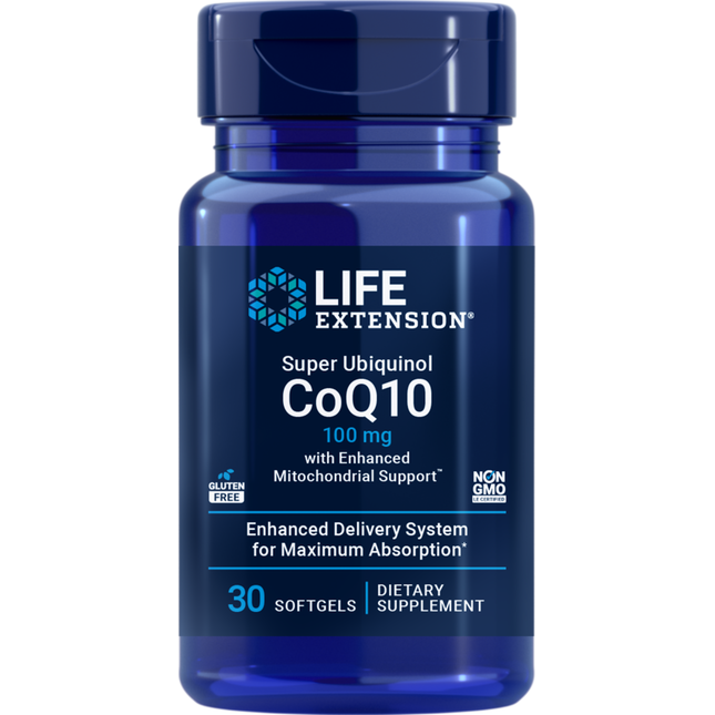 Life Extension Super Ubiq CoQ10 MitoSupp 100mg 30 sgels