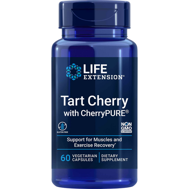 Life Extension Tart Cherry Extract w/Standardized Cherry/Pure 60 caps