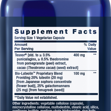 Life Extension Testosterone Elite 30 caps Supplement Facts