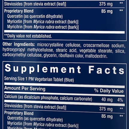 Life Extension Triple Action Blood Pressure 60 tabs Supplement Facts