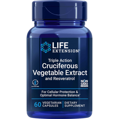 Life Extension Trp Act Cruciferous Veg Extract 60 vcaps