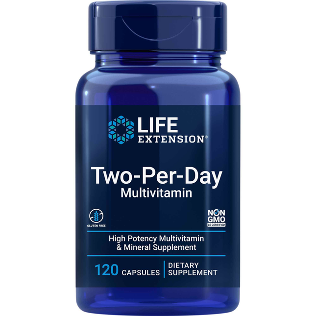 Life Extension Two-Per-Day Capsules 120 caps