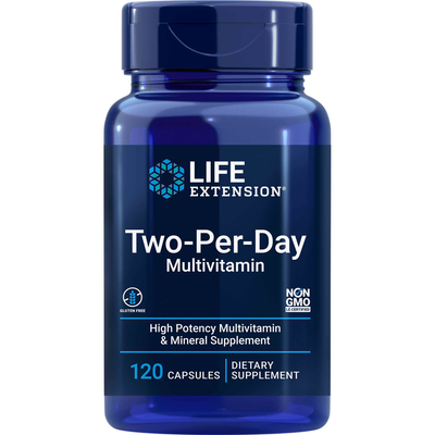 Life Extension Two-Per-Day Capsules 120 caps