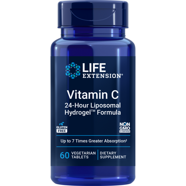 Life Extension Vitamin C 24-Hour Liposomal Hydrogel Formula 60 tabs