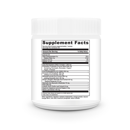 Little Davinci Enzflame kids 270 grams Supplement Facts