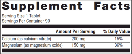 Metagenics Bone Builder Vegetarian 90 T Supplement Facts 