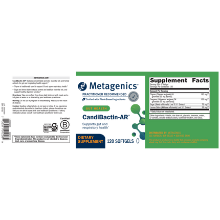 Metagenics CandiBactin-AR 60 SG Supplement-Facts 