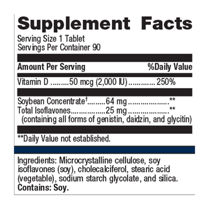 Metagenics D3 2000 Complex 90 T Supplement Facts 