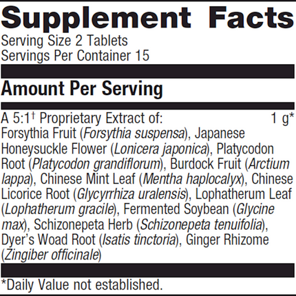 Metagenics Essential Defense 30 T Supplement Facts 