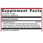 Metagenics Kaprex 60 SG Supplement Facts 