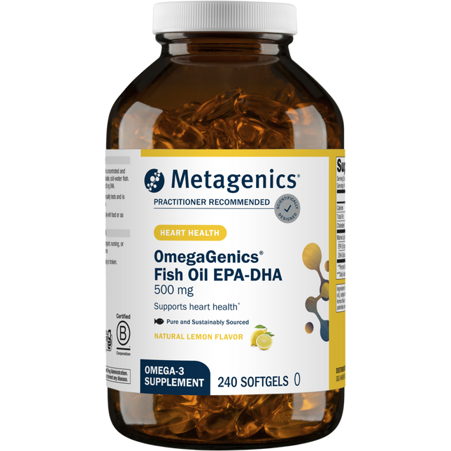 Metagenics OmegaGenics EPA-DHA 500 Lemon 240 SG