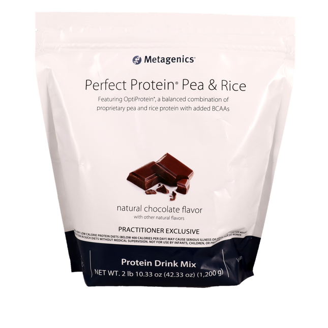 Metagenics Perfect Protein Pea & Rice Chocolate Powder - 30 servings