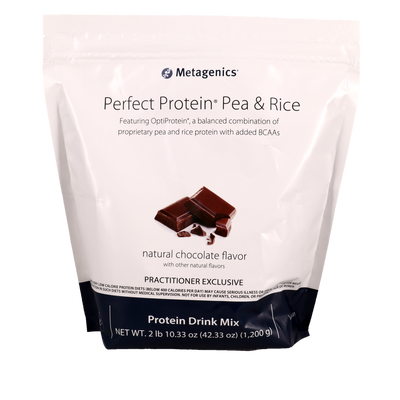 Metagenics Perfect Protein Pea & Rice Chocolate Powder - 30 servings