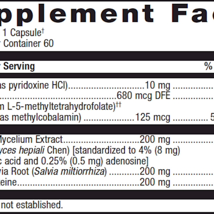 Metagenics Renagen DTX 60 C Supplement Facts 