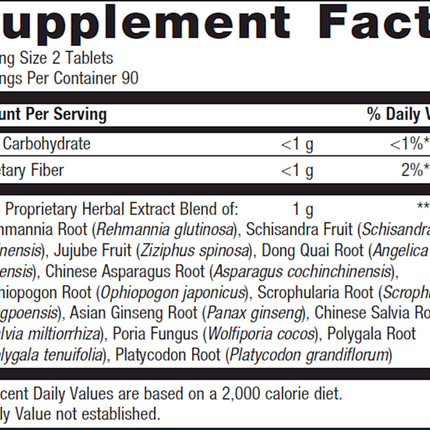 Metagenics Serenagen 180 T Supplement Facts 