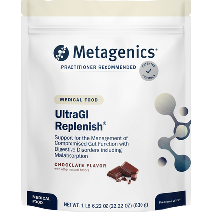 Metagenics UltraGI Replenish Chocolate - 14-serving pouch 