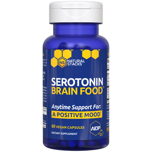 Natural Stacks Serotonin Brain Food 60 vegcaps