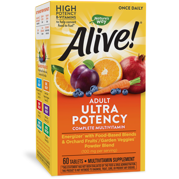 Natures Way Alive! Adult Ultra Potency 1/day- 60 tab