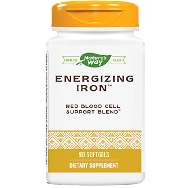 Natures Way Energizing Iron 90 gels
