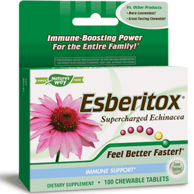 Natures Way Esberitox Superchrgd Echinacea 100 chew