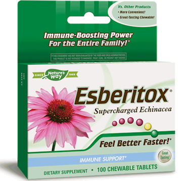 Natures Way Esberitox Superchrgd Echinacea 100 chew