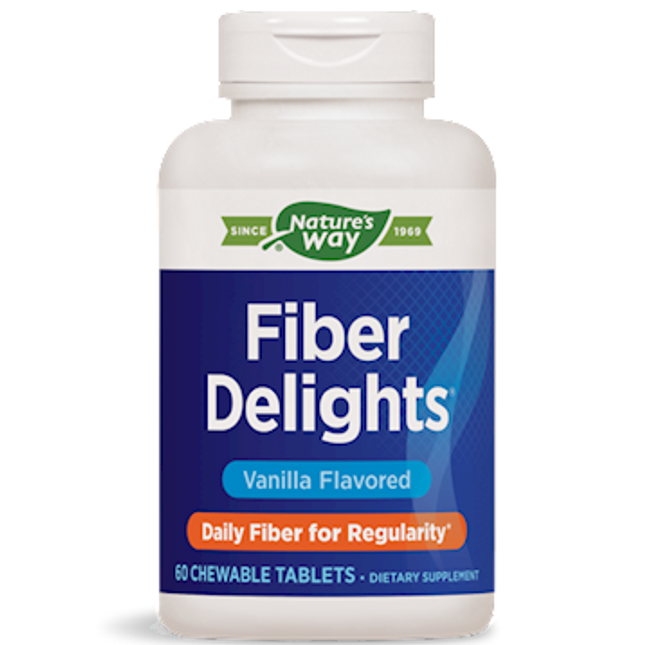Natures Way Fiber Delights - Vanilla 60 cheww