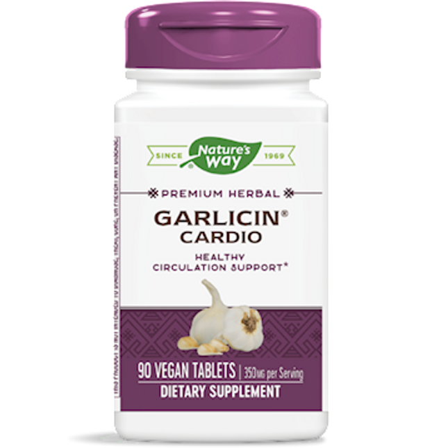 Natures Way Garlicin Cardiovascular Health 90tabs 
