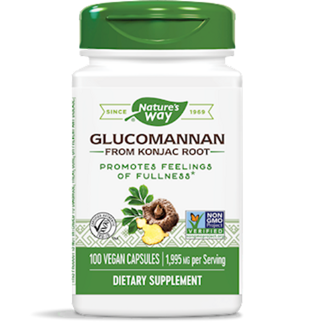 Natures Way Glucomannan 100 caps 665 mg